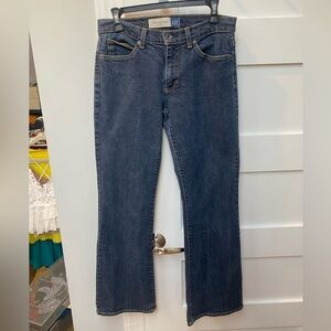 Gap vintage low rise flare blue jeans